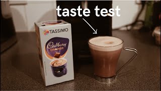 How to make a Cadbury Orange Hot Chocolate  Tassimo Pods [upl. by Drehcir]