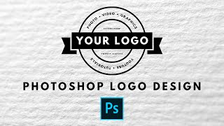 10 Easy and FREE Photoshop Logo Design Ideas – How to Design a Logo in Adobe Photoshop for Beginners [upl. by Kathryn]