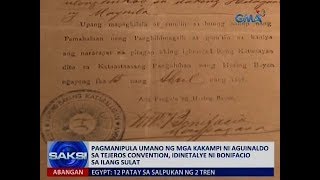 Pagmamanipula umano sa botohan sa Tejeros Convention mababasa sa mga liham ni Bonifacio [upl. by Grimbald]