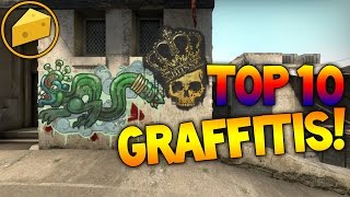 Cs Go Top 10 Graffitis [upl. by Godber328]