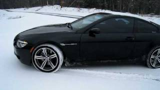 BMW M6 Drifting In Snow [upl. by Miguela966]