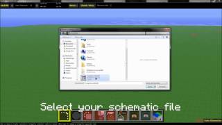 minecraftschematicscom  How to use a schematic [upl. by Wolsniw]