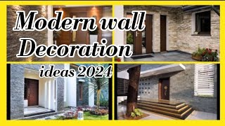 Modern 50 wall decoration ideas 2024 wall design idias [upl. by Oloap153]