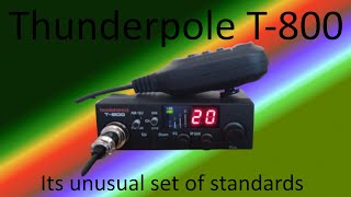 CB Radio  Thunderpole TX Portable Handheld Overview amp Features cbradio [upl. by Dnomsaj]