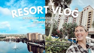 RESORT VLOG  Wyndham Grand Orlando Bonnet Creek Resort [upl. by Leffert778]