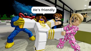 POPPY PLAYTIME 5 MEET HUGGY WUGGY 😈 Roblox Brookhaven 🏡 RP  Funny Moments [upl. by Marsh]