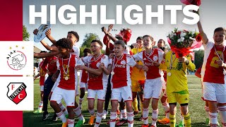 Late winner to secure the league title 🫡🏆  Highlights Ajax O14  FC Utrecht O14 [upl. by Juback442]