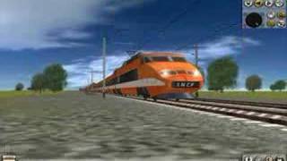 Trainz TGV Trains [upl. by Laamak312]