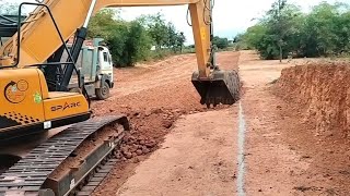 😱Road Cutting Excavator 👉jasbirsuman970 [upl. by Amitarp]