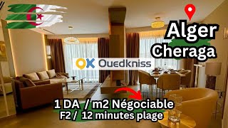 Ouedkniss Algerie Alger Cheraga appartement F2 Negociable [upl. by Elston]