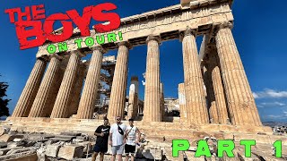 VLOG  The Boys on Tour Part 1  New Zealand to Greece [upl. by Eissim]