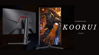 PS5 Budget GAMING MONITOR 4K UnboxingTEST and Review KOORUI 27E3QK [upl. by Ayhtak]