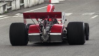 1972 BRM P180 F1 Car  30L V12 Engine Sound at Vernasca Silver Flag 2016 [upl. by Yragerg211]