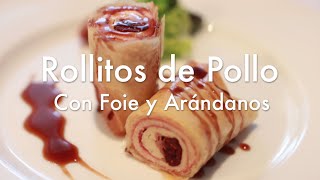 Rollos de Pollo Rellenos de Foie y Arándanos  Recetas Navideñas ✅ [upl. by Retrac492]