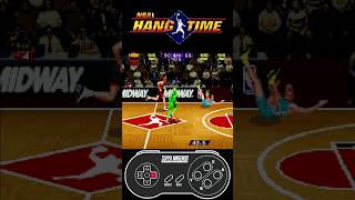 Trail Blazers Vs Hornets  4th 3 of 3  Peanut Alien  NBA Hangtime  SNES [upl. by Angelita]