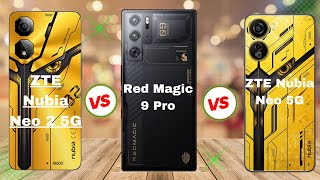 zte nubia neo 5g vs nubia neo 2 5g vs red magic 9 pro [upl. by Gottlieb]