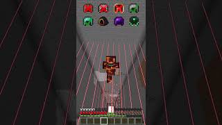 Laser Pit vs Armor Survive meme minecraft minecraft [upl. by Eissehc]