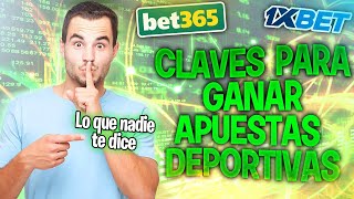 CLAVES PARA GANAR DINERO EN LAS APUESTAS DEPORTIVAS  PARTE 1 [upl. by Fabrice]