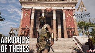 ASSASSINS CREED ODYSSEY GAMEPLAY  Akropolis of Thebes PS4 XBOX ONE [upl. by Idyh]