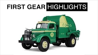 First Gear Highlights Mack L Vintage Garbage Truck  Groot Industries [upl. by Nyret264]