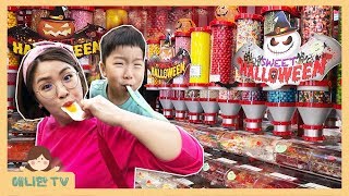 할로윈 위니비니 젤리샵 ♥ Weeny Beeny Candy Shop 에버랜드의 신기한 젤리들 체험 놀이 먹방 애니한TV [upl. by Capp]