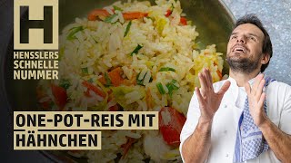 Schnelles OnePotReis mit Hähnchen und viel Geschmack Rezept von Steffen Henssler [upl. by Erdnaxela]