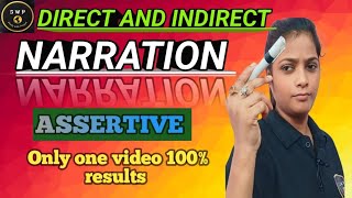 Direct and indirect speech part 2 Assertive [upl. by Kalvin]