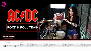 Rock N Roll Train  AC\DC  Drum Cover Drum Score [upl. by Vershen790]