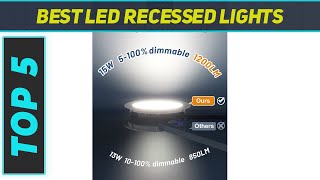 Top 5 Best Led Recessed Lights 2023 [upl. by Nolana]