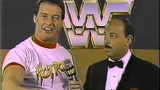 Roddy Piper Promo on Bruno Sammartino 11021985 [upl. by Eerok]