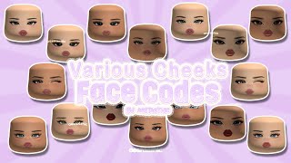 Berry Avenue Face Codes  New Cheeks Variant Gallery Skintones 💜💛  roblox Bloxburg brookhaven [upl. by Ecilegna]