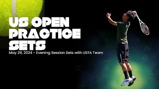 Practice VOD Doubles at Billie Jean King National Tennis Center [upl. by Demaggio]