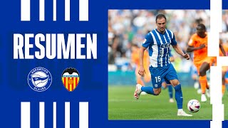 Resumen Deportivo Alavés 10 Valencia CF [upl. by Islehc]