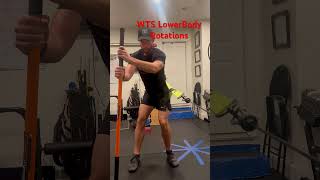 WTS Lower Body Rotations fitness golfexercise golffitness [upl. by Cosma674]