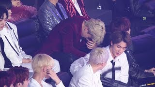 181106 무대 후 힘들어보이는 지민 Jimin 방탄소년단 BTS 4K 60P 직캠 MBC 지니뮤직어워드 by DaftTaengk [upl. by Eidak]