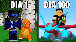 Sobrevivi 100 Dias no Campeonato Brasileiro de Minecraft Pixelmon  O FILME [upl. by Whitver625]