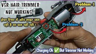 hair cutting machine repair  how to repair VGR trimmer not working [upl. by Sinnelg]