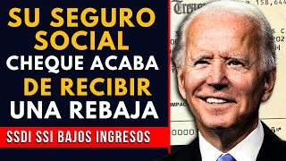 Su Seguro Social El Cheque Acaba De Recibir Una Rebaja [upl. by Labana]