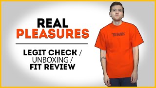 LEGIT PLEASURES tshirt  How to tell  unboxing amp fit review [upl. by Alcina224]