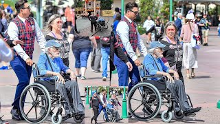 Dick Van Dyke Visits Disneyland in a Wheelchair in Rare New Photos With Wife Arlene Silver [upl. by Nicolas]