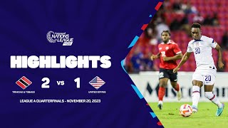 Highlights  Trinidad amp Tobago vs United States  202324 Concacaf Nations League [upl. by Aidin640]