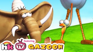 Best of Gazoon S2 Ep 15  Ostrichs Egg  Funny Animals Cartoons  HooplaKidz TV [upl. by Gilford115]