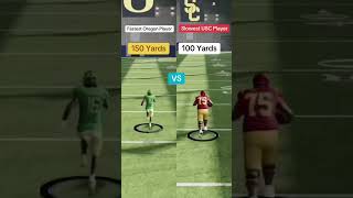 Oregons Fastest Player vs USCs Slowest Player Who Will Win CFB 25 [upl. by Platus]