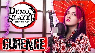 Demon Slayer Kimetsu no Yaiba  Gurenge En Español Hitomi Flor [upl. by Fokos502]