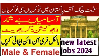 State Bank of Pakistan Jobs 2024 Apply Onlinelatest today jobs pk 2024 [upl. by Yeldarb]