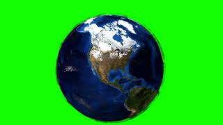 FREE HD Green Screen EARTH ZOOM OUT UNITED STATES [upl. by Rossing323]