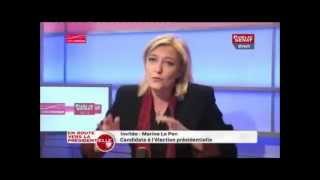 Marine Le Pen esttelle antisémite  Guillaume Durand pose la question [upl. by Gudren]