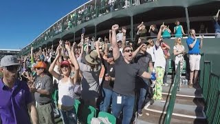 TPC Scottsdale No 16 Highlights from Round 3 of 2016 WMPO [upl. by Merrie]