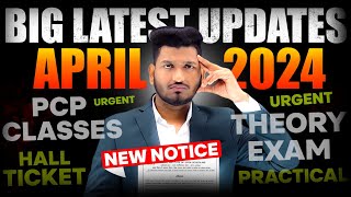 DONT IGNORE Nios Big Latest Updates April Exam 2024 Theory PaperPractical PCP Hall Ticket TMA [upl. by Mulry]