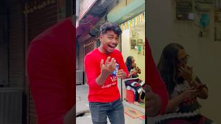 বিস্কুটের ভেতর কলগেট ভরে খাইয়ে দিলামkolkata street food shorts vlog [upl. by Binetta]